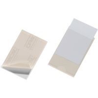 DURABLE Selbstklebetasche Pocketfix 837919 93x62mm selbstklebend transparent 100 Stück